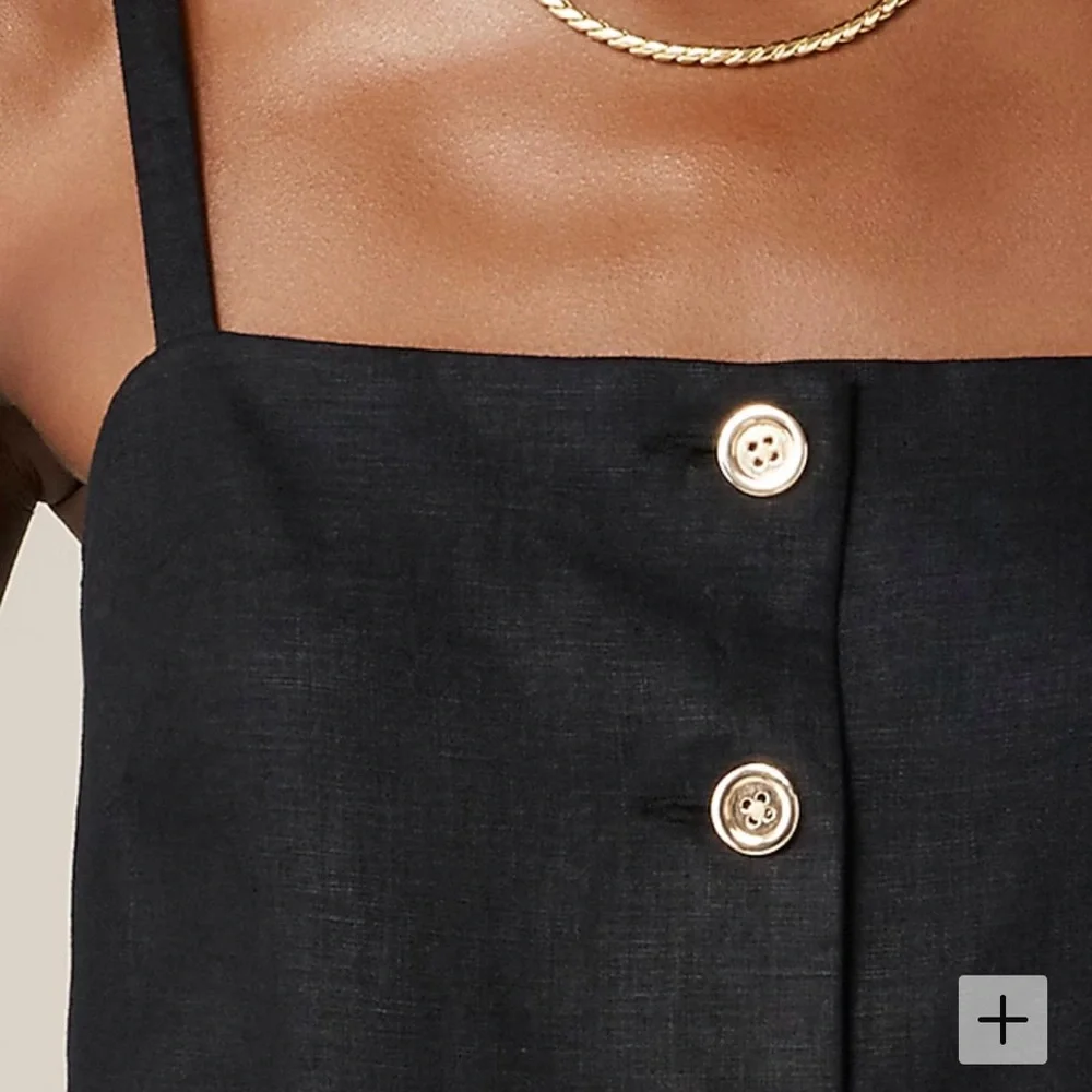 NWT ‘J.Crew Claudia Dress in Linen’ sz Medium - Picture 4 of 8